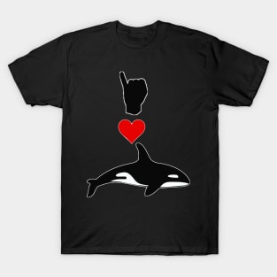 I Love Orca T-Shirt